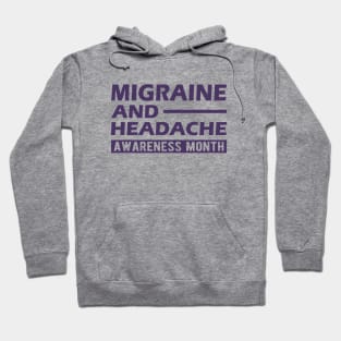 Migraine and headache awareness Hoodie